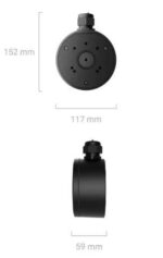Ajax Systems JunctionBox (118x59) Βάση Κάμερας & Κουτί Διακλάδωσης Αλουμινίου Φ118x59mm Μαύρο - Image 5