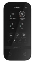 Ajax Systems KeyPad TouchScreen Ασύρματο Πληκτρολόγιο με Οθόνη Αφής 5" με Αναγνώστη RFID & Bluetooth Μαύρο - Image 2