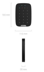 Ajax Systems KeyPad Plus Ασύρματο Πληκτρολόγιο Αφής με Αναγνώστη RFID & Φωτιζόμενα Πλήκτρα Λευκό - Image 5