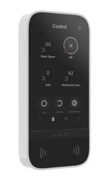 Ajax Systems KeyPad TouchScreen Ασύρματο Πληκτρολόγιο με Οθόνη Αφής 5" με Αναγνώστη RFID & Bluetooth Λευκό