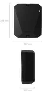 Ajax Systems Multitransmitter Μονάδα Ενσωμάτωσης Ενσύρματων Περιφερειακών έως 18 Ζώνες Μαύρος - Image 5