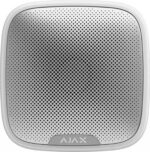 Ajax Systems StreetSiren Ασύρματη Εξωτερική Σειρήνα 113dB IP54 με Flash Κόκκινου Χρώματος 200x200x51mm Λευκή