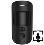 Ajax Systems MotionCam PhOD Ασύρματος Ανιχνευτής Κίνησης Συναγερμού PIR με Αγνόηση Κατοικιδίων & Φωτογραφική Κάμερα Μαύρος