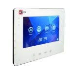 CGate Simplicity Series Οθόνη Θυροτηλεόρασης 7" Λευκή για Μπουτονιέρες CGate Τεχνολογίας 2 Καλωδίων - Image 3