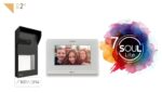 Golmar S5110/ART7 LITE ΚΙΤ Θυροτηλεόρασης Μονοκατοικίας 1MP 120° με Έγχρωμη Οθόνη 7" Τεχνολογία 2 Καλωδίων G2+