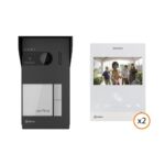 Golmar S5102/ART4 XLITE ΚΙΤ Θυροτηλεόρασης 2 Διαμερισμάτων 1MP 120° με Έγχρωμη Οθόνη 4.3" Τεχνολογία 2 Καλωδίων G2+
