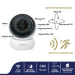 iSnatch HeyCam Plus IP Wi-Fi Κάμερα 2MP Εσωτερικού Χώρου με Κίνηση & Οριζόντιο Auto Tracking, με Φακό 3.6mm & Αμφίδρομο Ήχο - Image 3