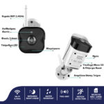 iSnatch HeyCam Bull IP Wi-Fi Κάμερα Bullet 2MP Εξωτερικού Χώρου IP65 με Φακό 3.6mm & Αμφίδρομο Ήχο - Image 3