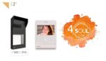 Golmar S5110/ART4W LITE ΚΙΤ Θυροτηλεόρασης Μονοκατοικίας 1MP 120° με Έγχρωμη Οθόνη Wi-Fi 4.3" Τεχνολογία 2 Καλωδίων G2+