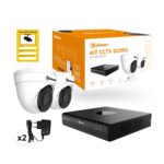 Golmar KIT-2DHVR2E KIT Καταγραφικού με 2 Κάμερες Dome Εξωτερικού Χώρου 2MP, Σκληρό Δίσκο 2TB & Τροφοδοτικά