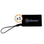 Golmar CARDSET/5 5τμχ Κάρτες RFID 125KHz για Ανέπαφη Είσοδο, Συμβατές με Μπουτονιέρες Σειράς Nexa, Supra, Soul & Sixty5
