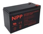 NPP Μπαταρία Μολύβδου 12V 9Ah 151x65x94mm Ακροδέκτες F2 6.35mm NP12-9Ah
