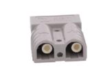 Βύσμα Anderson® Τροφοδοσίας DC 50Α 600V με 2 Επαργυρωμένες Επαφές για Καλώδιο 3.3÷6mm² Γκρι Anderson 992-BK/5915-BK - Image 2