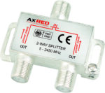 AXRed Διακλαδωτής TV & SAT 2 Eξόδων 5-2400MHz με Power Pass
