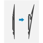 Βάση Τοίχου AXRed για TV έως 56" 30kg Max με Κλίση Μαύρη MiG Plus - Image 3