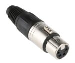 Βύσμα XLR 4 Pin Θηλυκό Καλωδίου Μεταλλικό Neutrik NC4FX