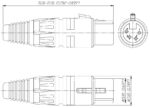 Βύσμα XLR 4 Pin Θηλυκό Καλωδίου Μεταλλικό Neutrik NC4FX - Image 4