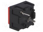 Πιεζοδιακόπτης Πλήκτρο Push ON SPST-NO 25mA/50VDC 12.4x10.31 Κόκκινο Ninigi MS-12RD - Image 2