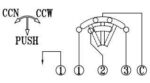Microswitch TACT Πλοήγησης Menu Γωνία 5 Pin CCW/CCN/Push ON, 12x11.9x3.1mm SMT Xiejia MT007 - Image 3