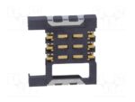 Υποδοχή για Κάρτες SIM 6 Pin για PCB SMD Χωρίς Μηχανισμό Εκτίναξης Attend 115C-AC00-R - Image 3
