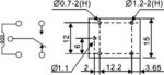 Ρελέ Ηλεκτρομαγνητικό 9VDC 10A 1 Επαφής N.O+N.C 5 Pin για PCB Recoy LEG-9 - Image 3
