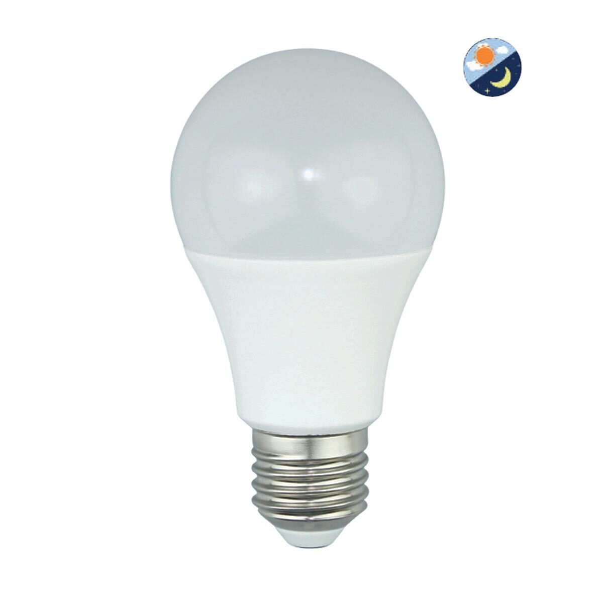 051779-o1.jpg Λάμπα LED με Φωτοκύτταρο, E27 Φυσικό Λευκό 4000K 900lm Diolamp LUX6010NW - Image 1
