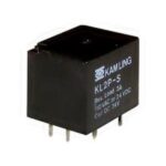 Ρελέ Ηλεκτρομαγνητικό 24VDC 3A 2 Επαφών N.C+N.O 8 Pin για PCB KamLing KL2P-S-24VDC