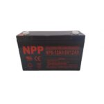 NPP Μπαταρία Μολύβδου 6V 12Ah 151x50x94mm Ακροδέκτες F1 4.8mm NP6-12Ah