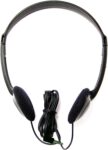 GBC CS 1250 Οn Ear Ενσύρματα Ακουστικά με 5m Καλώδιο & Ρύθμιση Έντασης Μαύρο