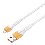 LDNIO Καλώδιο Ταχείας Φόρτισης Lightning σε USB-A 30W 2m Λευκό LS802