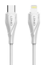 LDNIO Καλώδιο Ταχείας Φόρτισης & Data USB-C σε Lightning 30W PD 1m Λευκό LC611i