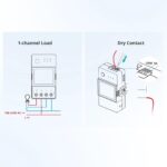 SONOFF THR320D Smart Διακόπτης Wi-Fi Ελέγχου Θερμοκρασίας & Υγρασίας 220VAC 20Α με Υποστήριξη Ξερών Επαφών & Οθόνη LCD - Image 3