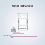 SONOFF POWR320D Smart Wi-Fi Διακόπτης Παρακολούθησης & Μέτρησης Κατανάλωσης 220VAC 20Α με Οθόνη LCD - Image 5