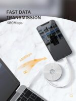 LDNIO Καλώδιο Ταχείας Φόρτισης & Data USB-C σε Lightning 30W PD 2m Λευκό LC132I - Image 3
