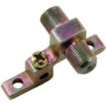 Adaptor F Θηλυκό σε Θηλυκό Επιφανειακής Στήριξης Μεταλλικό