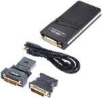 Μετατροπέας USB 2.0 σε DVI, HDMI & VGA C-170 Display Adapter Μαύρος