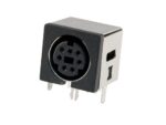 Βύσμα Mini DIN 7 Pin Θηλυκό για PCB Μεταλλικό