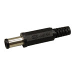 Βύσμα DC 5.5x2.5mm Θηλυκό με Pin Καλωδίου Κολλητό