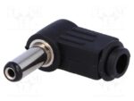 Βύσμα DC 5.5x2.1x14mm Θηλυκό Γωνία Καλωδίου Κολλητό PC-2.1/5.5K-14