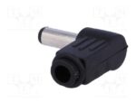Βύσμα DC 5.5x2.1x14mm Θηλυκό Γωνία Καλωδίου Κολλητό PC-2.1/5.5K-14 - Image 2