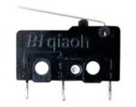 Microswitch Snap Action με Έλασμα 15mm, SPDT 5A/250VAC για PCB C&H MS-B-01-P
