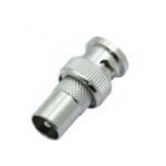 Adaptor BNC Αρσενικό σε Βύσμα TV Αρσενικό Μεταλλικό