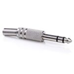 Βύσμα 6.3mm Stereo Αρσενικό Μεταλλικό Καλωδίου CT-1052