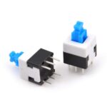 Πιεζοδιακόπτης Push ON 6P DPDT 8x8x13mm για PCB