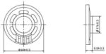 Μεγάφωνο Mini Φ40mm 0.15W RMS 16Ω Διαφανές Bestar BMS-4011 - Image 3