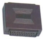 Adaptor Scart Θηλυκό σε Θηλυκό Πλαστικό Μαύρο