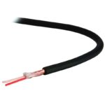 Καλώδιο Μικροφώνου 2x0.50mm με με Θωράκιση Εύκαμπτο Φ6mm Μαύρο Tele CBL-750 100m
