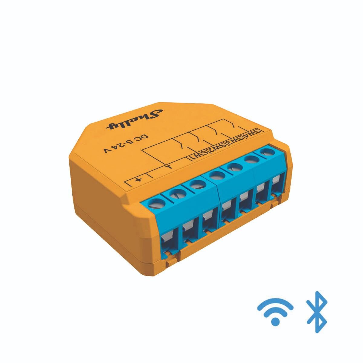 265543-o1.jpg Shelly Plus i4 DC Smart Ψηφιακός Εντολέας Wi-Fi 4 Εισόδων 5-24VDC - Image 1