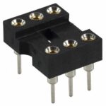 Βάση Ακριβείας για Ολοκληρωμένο Κύκλωμα DIP 6 Pin Επίχρυση