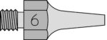 Weller DS 116 Μύτη Αποκόλλησης 1.2x2.7mm για τα Στελέχη Αποκόλλησης DS22, DS80 & DSV80 T0051351699 - Image 2